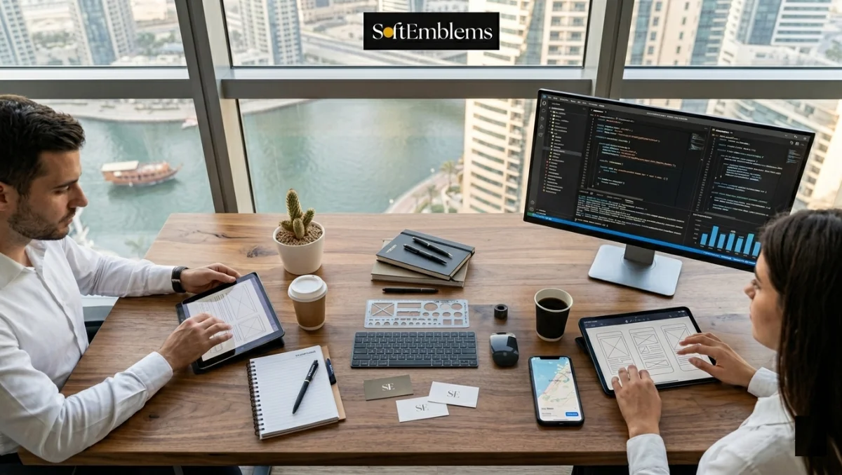 team preparing list of web development companies in Dubai